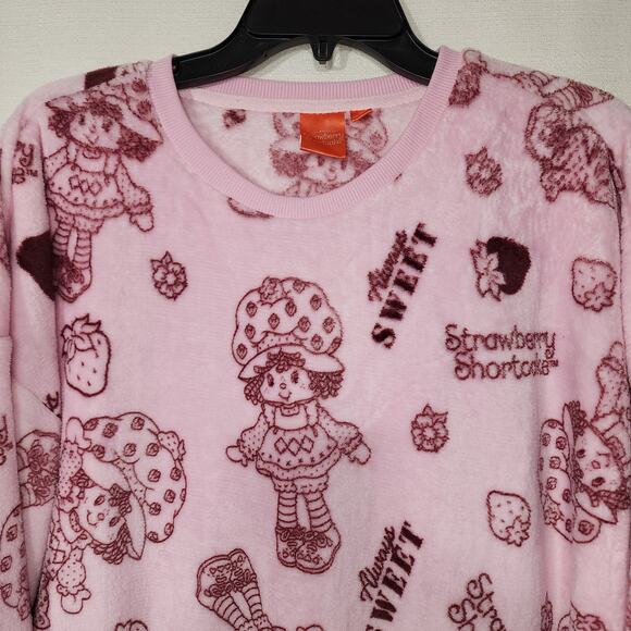 Strawberry shortcake fleece sweatshirt women's size XL - Picture 3 of 6